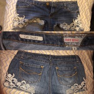 Jean shorts
